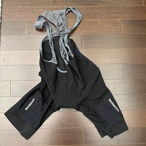 La Passione adventure cargo cycling bibs. Black size L